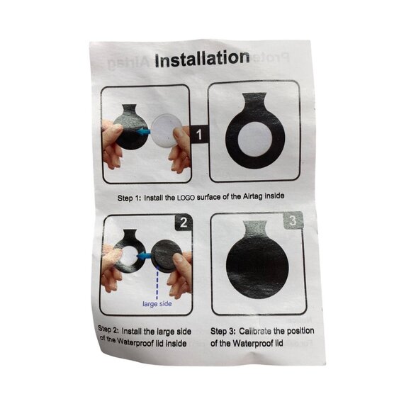 Cute Cartoon AirTag Protective Case 2-Pack Frozen Elsa Anna Waterproof IP53 For - Picture 6 of 6